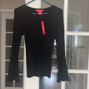 Catherine Malandrino  bell sleeve top in a size large. Brand new with tags.